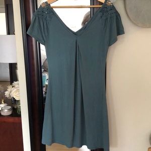 Made Light Green Off the Shoulder Dress